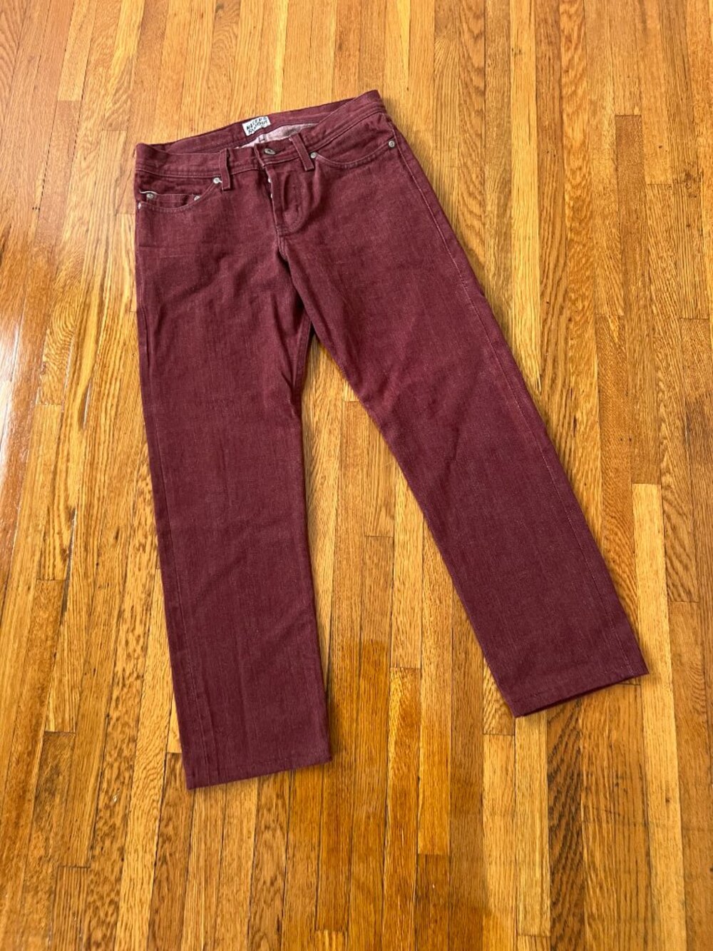Naked & Famous Pomegranate Selvedge Weird Guy Button-Fly Jeans - Men's 29x27